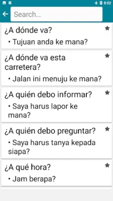 Indonesian - Spanish android App screenshot 4